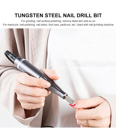 Nail Drill Bit - Tungsten Steel Grinding Heads for Nail Art | Shop 36 Premium Quality Tools - Buy Online on SooperMarket.com