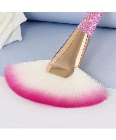 Makeup Brush Pro 1 Pcs Large Fan Shape Makeup Brush Blush Powder Foundation Cosmetic Tool - Buy Online on SooperMarket.com