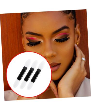 WOFASHPURET Makeup Eyeshadow 100pcs makeup sponge blending sponges for makeup women eyeshadow brush Smudge brush Oval Miss M White - Buy Online on SooperMarket.com