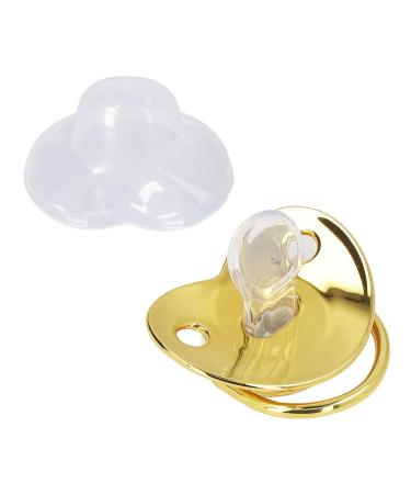 Letter F Shape Pacifier - Stylish Silicone Baby Pacifier with Chain Clip for Home & Travel - International Shipping Available - Buy Online on SooperMarket.com