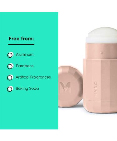 Myro Deodorant | Plant-based, Aluminum and Baking Soda Free, Vegan | 24-Hour Odor Control | Pillow Talk Scent - Buy Online on SooperMarket.com