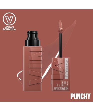 Maybelline SuperStay Vinyl Ink Liquid Lipstick - Punchy 120 | Long-Lasting & Smudge-Free Formula - Buy Online on SooperMarket.com