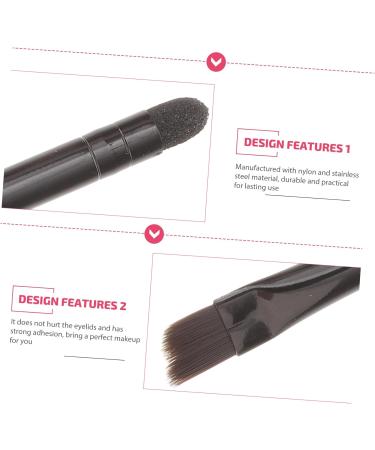 Mikinona Double Ended Makeup Brush 10 Pcs Eye Shadow Brush Sponge Makeup Applicator Foundation Sponge Makeup Brush Makeup Tools - Buy Online on SooperMarket.com