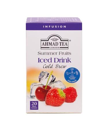 Ahmad Tea Summer Fruits Cold Brew | Infusion Tea - 20 Teabag Sachets