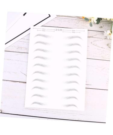 Mikinona 2 Sheets Black Stickers 4d Imitation Eyebrow Tattoos Brow Tatoo Transfer Stickers 3d Tool Artificial - Buy Online on SooperMarket.com