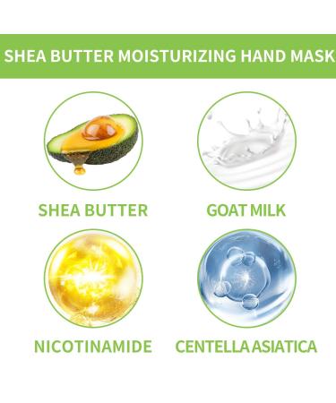 Suladec Avocado Hand Moisturizing Gloves - Soft Goat Milk Skin Mask for Men & Women (4 Pairs) - Buy Online on SooperMarket.com