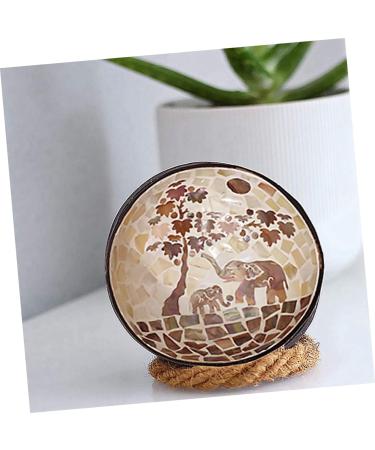 2 Pcs Coconut Shell Dishes Astronaut Wall Hook Coconut Bowl Decoration Work Desk Decor Candy Snacks Bowl Fruit Bowl Coconuts Shell Bowl Bling Decor Key Bowl Manual Wooden Lip Gloss 15X7CMx2pcs As Shownx2pcs - Buy Online on SooperMarket.com
