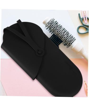 FOYTOKI 2pcs Curling Iron Storage Bag Hair Straightner Curling Wand Hair Rollers Black 29.50X13.50X2.00CM Black - Buy Online on SooperMarket.com