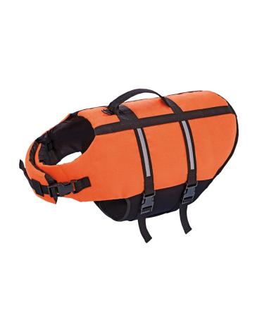Nobby dog swimming aid size M 35 cm orange orange M back length 35 cm up to 25 kg