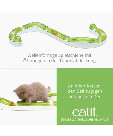 Buy Catit Play Track Wave Circuit - Interactive Cat Toy for Engaging Playtime | Fast International Shipping - Buy Online on SooperMarket.com