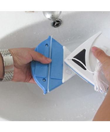 Double Sided Magnetic Window Cleaner Shape Glass Cleaner Tool for Sliding Doors Shower Screens Mirrors - Buy Online on SooperMarket.com