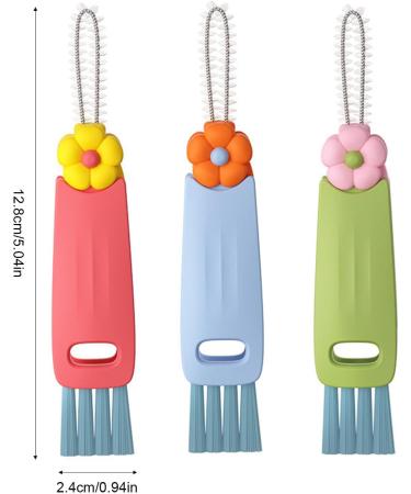 3 PCS Gap Cleaning Brush 3 in 1 Water Bottle Cleaner Brush Portable Bottle Cleaning Brush Rotating Bottle Brush Multifunctional Bottle Brushes for Cleaning Home Daily UseGap Cleaning Brush Water B - Buy Online on SooperMarket.com