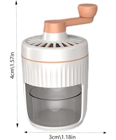 Virtcooy Ice Cream Shredder with Crank | Versatile Ice Showered Razor for Drinks Office & Outdoor Use | Removable Snow Blades - Buy Online on SooperMarket.com