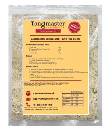Lincolnshire Sausage Mix - 500g (5kg Batch)