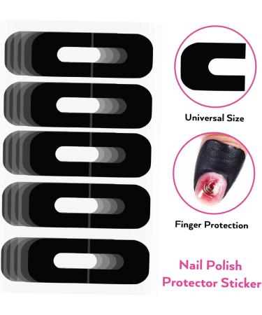 FRCOLOR Nail Polish Protector 300 Sheets Edge Sticker Patch Nail Protector Stickers Cuticle Protector for Nail Painting Manicure Protective Film Tool Nail Nail Protector Polish Nail Tape 3.00X2.50X0.10CMx3pcs As Shownx3pcs - Buy Online on SooperMarket.com
