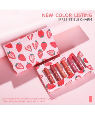 Buy 6 Colours Matte Liquid Lipstick Set B | Long Lasting Waterproof Lip Gloss & Nourishing Color Lip Glaze for Women - International Shipping - Buy Online on SooperMarket.com