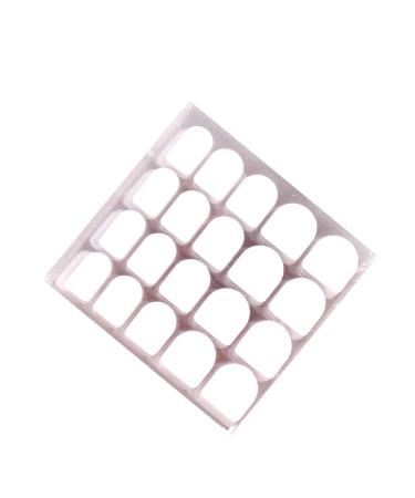 enForten 10 Pack Total 200pcs False Nail Art Patch False Nail Sticker for Manicure