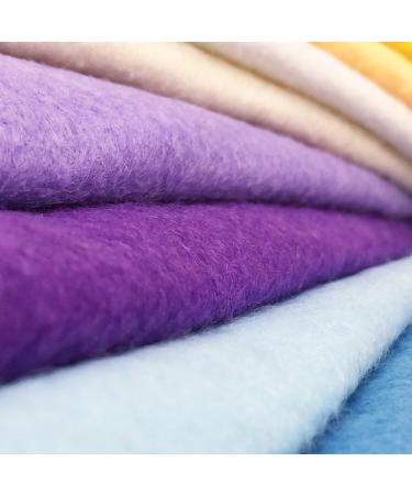 Flic-Flac 1.4mm Soft Felt Fabric Sheet Assorted Color Pack - 24pcs DIY Craft Sewing Squares Nonwoven Patchwork (20*30cm) - Buy Online on SooperMarket.com