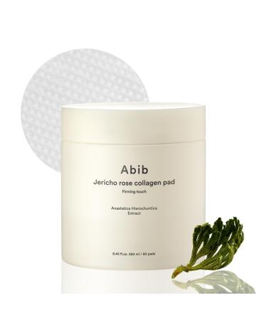 Abib Jericho Rose Collagen Pad Firming Touch 60 Pads - Toner Pads with Collagen Extract Skin Hydration