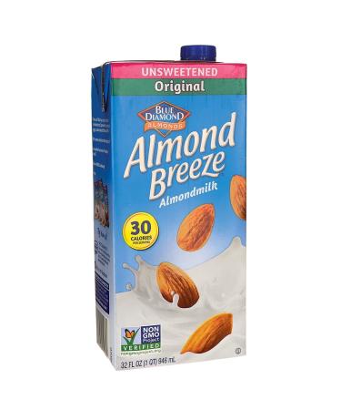 Blue Diamond Almond Breeze - Unsweetened Original - 32 oz