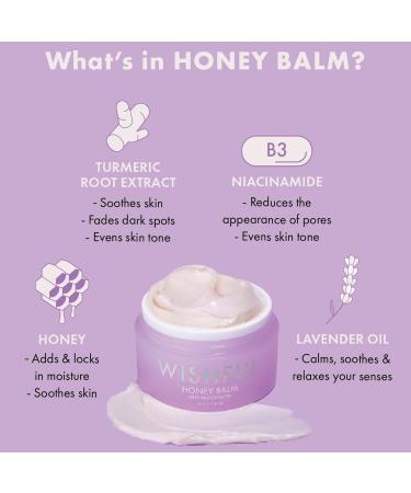 Wishful Honey Balm Niacinamide Moisturizer 1.94 Oz - Dark Spot & Pore Reduction with Honey, Turmeric, Niacinamide - Dewy, Glassy Skin - Buy Online on SooperMarket.com