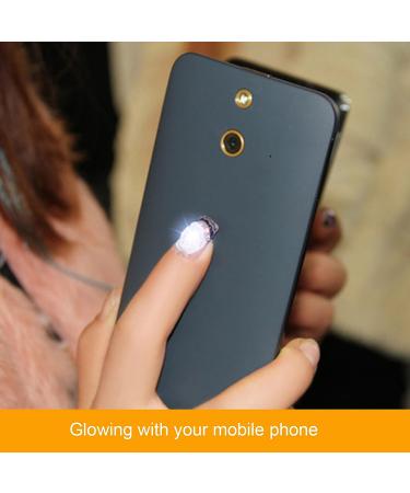 7pcs NFC Lighting Nail Art Decoration Stickers - Self Adhesive Intelligent DIY Nail Decor for Home and Salon - Buy Online on SooperMarket.com