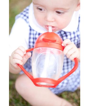 Lollaland Weighted Straw Sippy Cup - Lollacup | Made in USA | Transition Sippy Cup for Baby & Toddler (6-9 months) | Shark Tank Product - Bold Red - Buy Online on SooperMarket.com