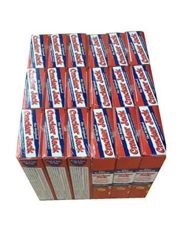 Cracker Jacks Boxes Original 18 Packs of 1 Oz Caramel Coated Popcorn & Peanuts Prize in Every Box