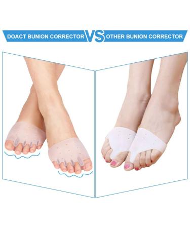 DOACT 3-Hole Bunion Corrector Protector with 5-Hole Big Toe Straighteners Gel Toe Separator Foot Splint Support for Hallux Valgus Overlapping Hammer Turf Bent Toe Day and - Buy Online on SooperMarket.com
