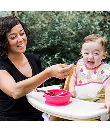 Green Sprouts Learning Bowl for 9+ Months - Pink Baby Feeding Bowl - Buy Online on SooperMarket.com