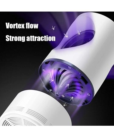 Electric Mosquito Killer Lamp - Indoor & Outdoor Insect Trap with Suction Fan (White) - Buy Online on SooperMarket.com