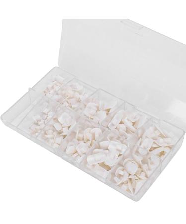 200 Pieces White Nail Tips for Practice & Training | DIY False Fake Nail Manicure Tools for Beginners - Buy Online on SooperMarket.com