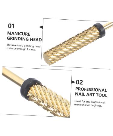 minkissy Drills Cuticle Drill Bits Manicure Supplies Acrylic Drill Bits Nail Tungsten Steel Accessories 0.56x0.56x5.05cm As Shown2 - Buy Online on SooperMarket.com