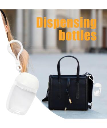Dispenser Bottle with Keychain 30ml Empty Travel Dispenser Bottle | High Transparency Empty Refillable Containers for Shampoo Hand Wash Cleansing Lotion Toner Body Wash - Buy Online on SooperMarket.com
