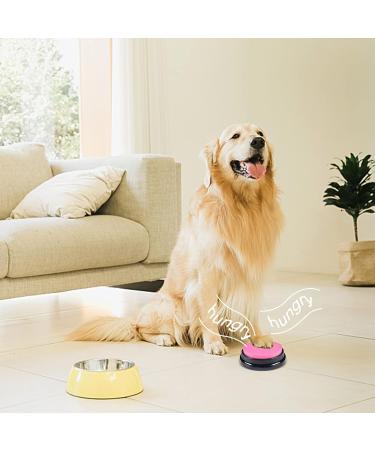 4 Packs Dog Buttons for Communication and Training Recordable Dog Buttons Pet Command Buzzer 30 Second Record & Playback Speech Training Buttons for Dog Cat Training Interactive Toy - Buy Online on SooperMarket.com