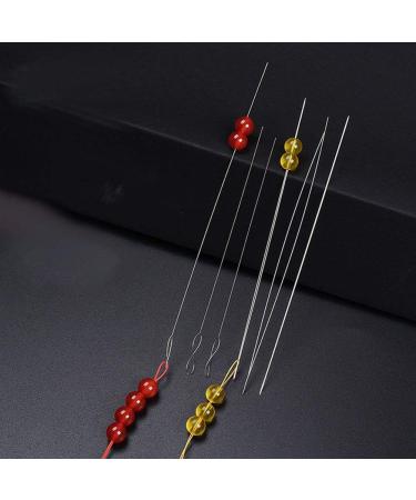32-Piece Assorted Size Collapsible Beading Needles Set for Jewelry Making | Seed Beads, Big Eye, Long Straight Embroidery Needles with Needle Bottle - Buy Online on SooperMarket.com