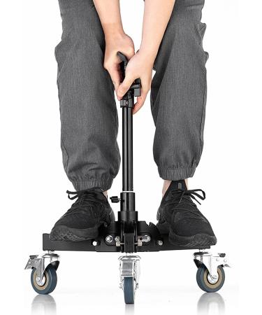AMBITFUL 61-81cm/21-31.9 Professional Folding Floor Light Stand with Wheels - Buy Online on SooperMarket.com
