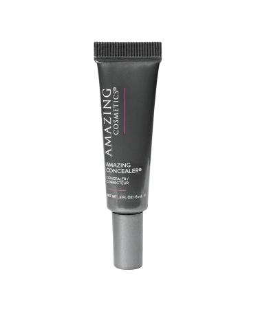 AmazingCosmetics Amazing Concealer, Full Coverage with Pin Dot Amounts, Long Wear Concealer Makeup for Undereye Dark Circles, Blemishes and Spots, Color Correcting, Skin- Like Finish Medium Beige