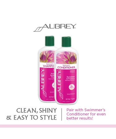 Aubrey Organics Swimmer's Shampoo pH Neutralizer - Almond Apricot - 11 fl oz for All Hair Types - Buy Online on SooperMarket.com