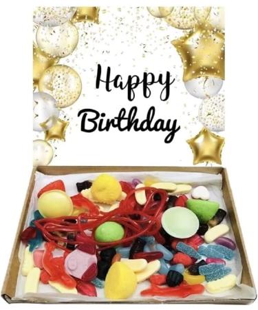 Happy Birthday Gift Pick n Mix 300 G Sweet Selection Box Sweet Hamper Great for all ages 13th 16th 18th 21st 30th 40th 50th 60th - Buy Online on SooperMarket.com