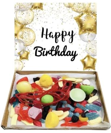 Happy Birthday Gift Pick n Mix 300 G Sweet Selection Box Sweet Hamper Great for all ages 13th 16th 18th 21st 30th 40th 50th 60th
