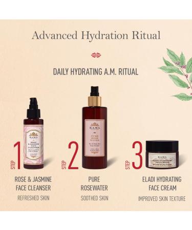 Kama Ayurveda Pure Rose Water Face and Body Mist - 200ml | Natural Hydrating Mist for Glow & Refreshment - Buy Online on SooperMarket.com
