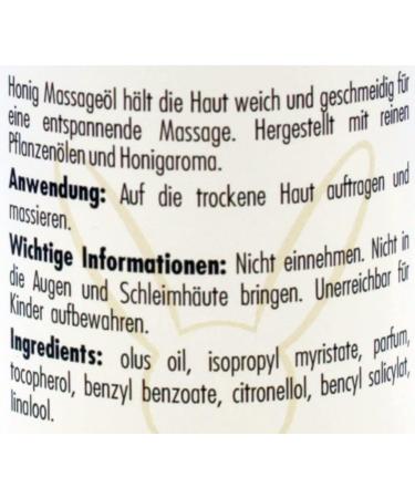 Buy Haslinger Honey Massage Oil 100 ml - Natural Relaxation & International Shipping - Buy Online on SooperMarket.com