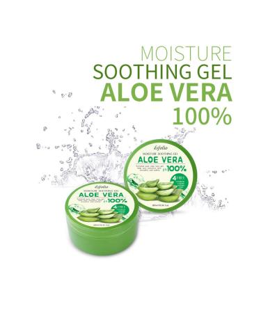Esfolio 2 Pack Soothing Moisture Aloe Vera Gel 300ml - Korean Cosmetics K-Beauty Product - Buy Online on SooperMarket.com