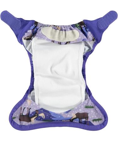 Close Pop-in Premium Bamboo Newborn Cloth Nappy - Soft & Absorbent Reusable with Moose Print - Buy Online on SooperMarket.com