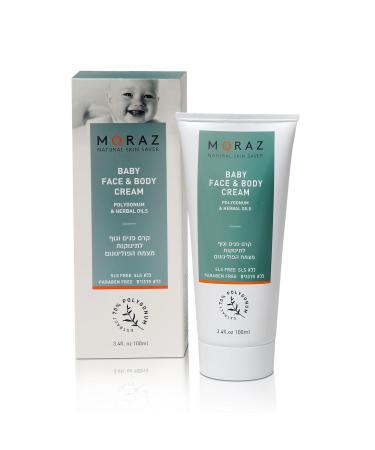 Moraz Baby Face and Body Cream - Soothing Baby Skin Care with Jojoba Oil | 3.4 oz - Prevent Dry Skin & Irritation - Buy Online on SooperMarket.com