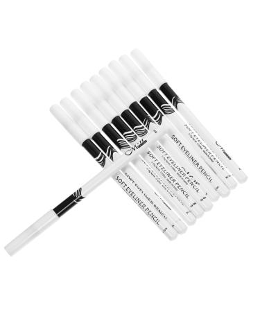 WOFASHPURET Eyes Cosmetic Tools 10pcs Lying Silkworm Eyeliner Highlighter Makeup Eyeliner Pencils Cosmetics Eye Line Pencils Brush