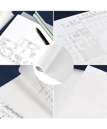 Translucent White Tracing Paper Roll 12 x 55 Yards - Ideal for Drawing, Sewing Patterns, Sketching & Crafts - Buy Online on SooperMarket.com