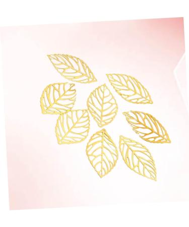 200 pcs Leaves India Hanging Leaf Headwear Tree Flatback Making Bracelet Craft for DIY Bride Silver 2*3.4cmx3pcs Goldenx3pcs - Buy Online on SooperMarket.com