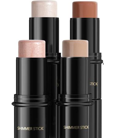Highlighter Contour Stick for Long-Lasting Glow | Waterproof Makeup Wand for Face & Body | Daily Wear Bronzer | 10#Bronzer 29.00g - Buy Online on SooperMarket.com